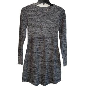 ATHLETA | Gray Heather Knit Cotton Blend Sweater Dress *Read Size Description*